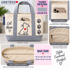 GRETESS Pet Mom Tote Bag