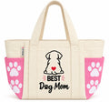 GRETESS Pet Mom Tote Bag — Best Dog Mom, pink